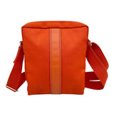 エルメス HERMES アカプルコ バンドリエールMM オレンジ トワル/レザー ユニセックス ショルダーバッグ
