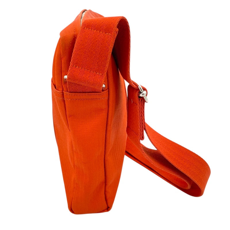エルメス HERMES アカプルコ バンドリエールMM オレンジ トワル/レザー ユニセックス ショルダーバッグ