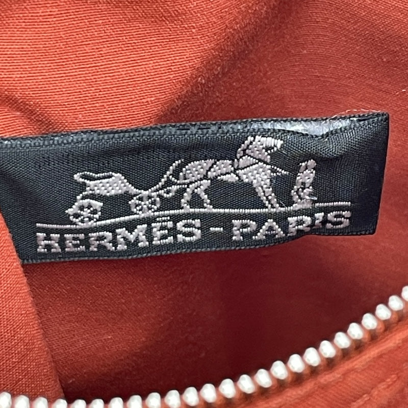 エルメス HERMES アカプルコ バンドリエールMM オレンジ トワル/レザー ユニセックス ショルダーバッグ