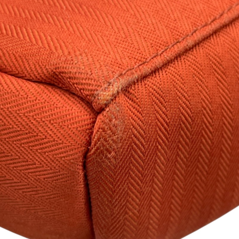 エルメス HERMES アカプルコ バンドリエールMM オレンジ トワル/レザー ユニセックス ショルダーバッグ