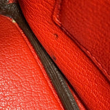 エルメス HERMES バーキン30 D刻 ルージュクー シルバー金具 トゴ レディース ハンドバッグ