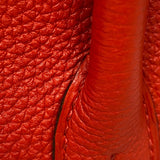 エルメス HERMES バーキン30 D刻 ルージュクー シルバー金具 トゴ レディース ハンドバッグ