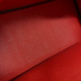 エルメス HERMES バーキン30 D刻 ルージュクー シルバー金具 トゴ レディース ハンドバッグ