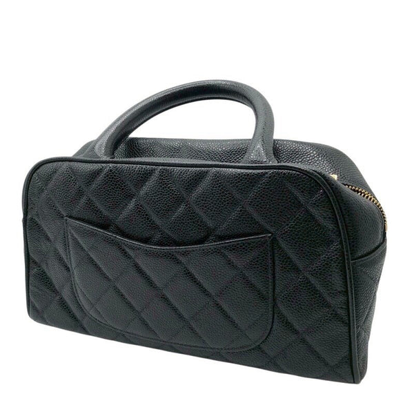 シャネル CHANEL ココマーク ミニボストンバッグ A20996 ブラック/GD金具 キャビア レディース ハンドバッグ