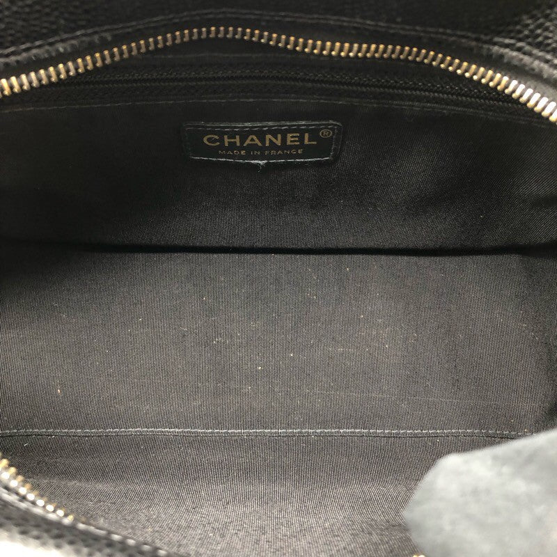 シャネル CHANEL ココマーク ミニボストンバッグ A20996 ブラック/GD金具 キャビア レディース ハンドバッグ