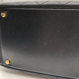 シャネル CHANEL PTTチェーントート A18004 ブラック/GD金具 キャビア レディース ハンドバッグ