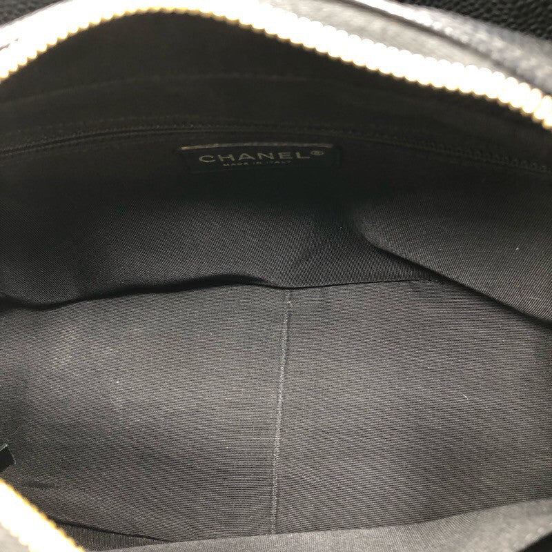 シャネル CHANEL PTTチェーントート A18004 ブラック/GD金具 キャビア レディース ハンドバッグ