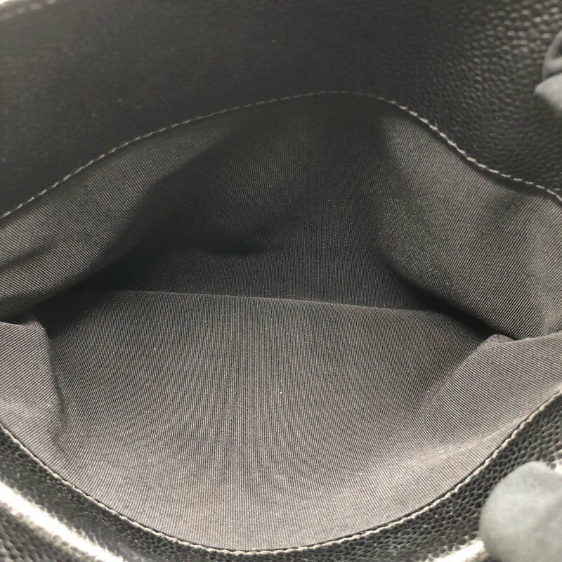シャネル CHANEL PTTチェーントート A18004 ブラック/GD金具 キャビア レディース ハンドバッグ