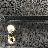 シャネル CHANEL マトラッセ25 A01112　15番台 ブラック ×GD金具 キャビア レディース ショルダーバッグ