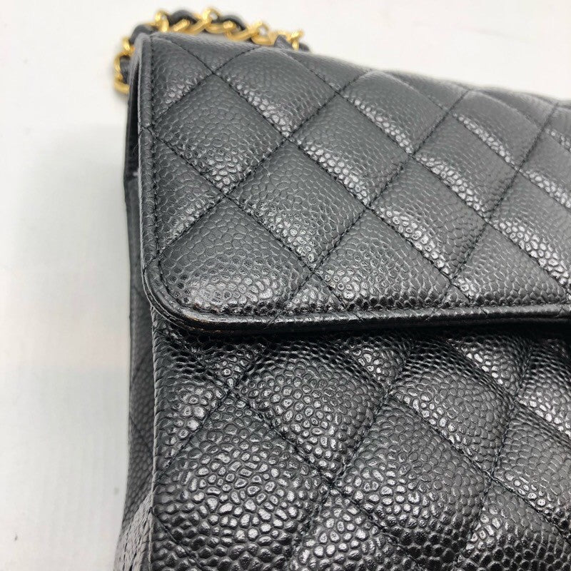 シャネル CHANEL マトラッセ25 A01112　15番台 ブラック ×GD金具 キャビア レディース ショルダーバッグ