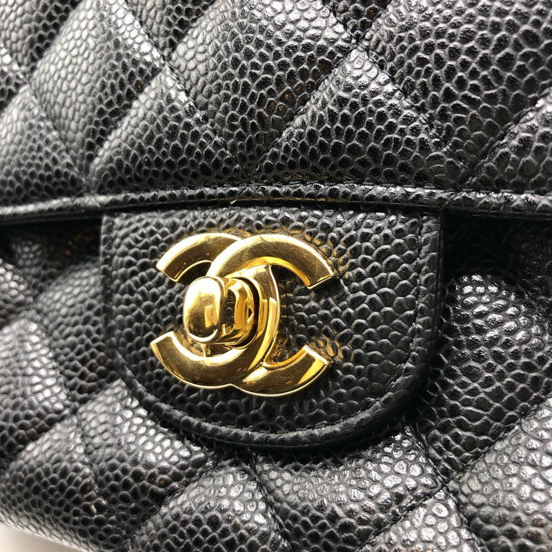 シャネル CHANEL マトラッセ25 A01112　15番台 ブラック ×GD金具 キャビア レディース ショルダーバッグ