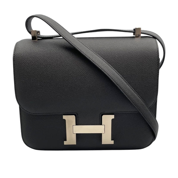 エルメス HERMES コンスタンス3 24 ブラック シルバ金具 エプソン レディース ショルダーバッグ
