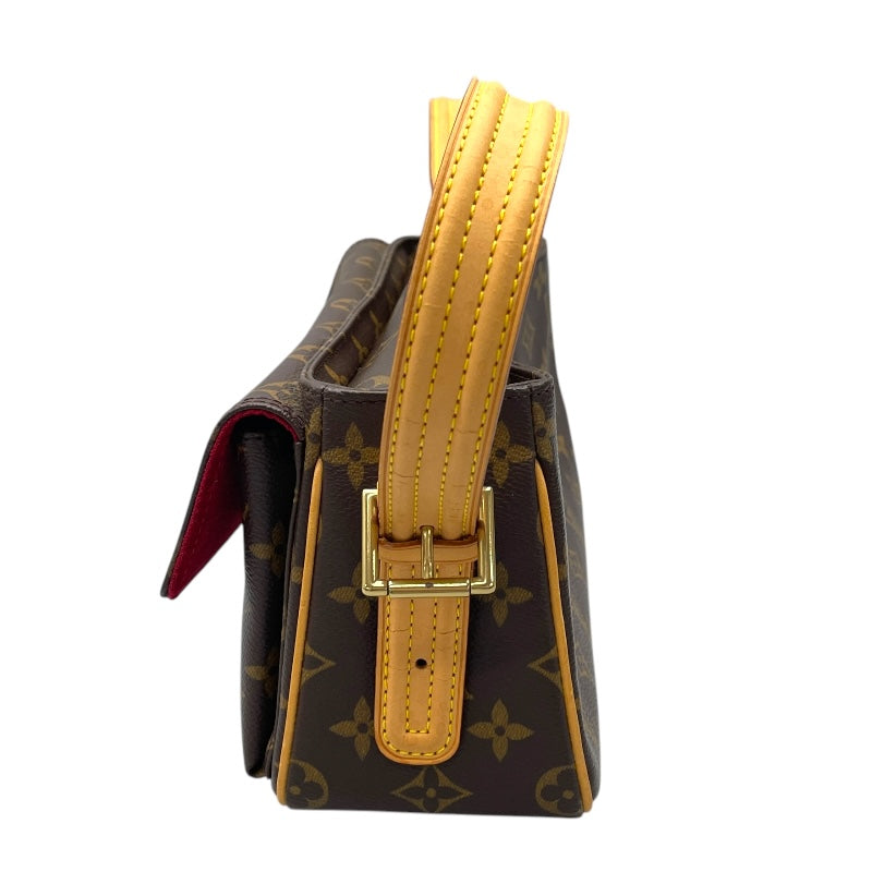 ルイ・ヴィトン LOUIS VUITTON ヴィバシテMM M51164 ブラウン モノグラムキャンバス レディース ショルダーバッグ