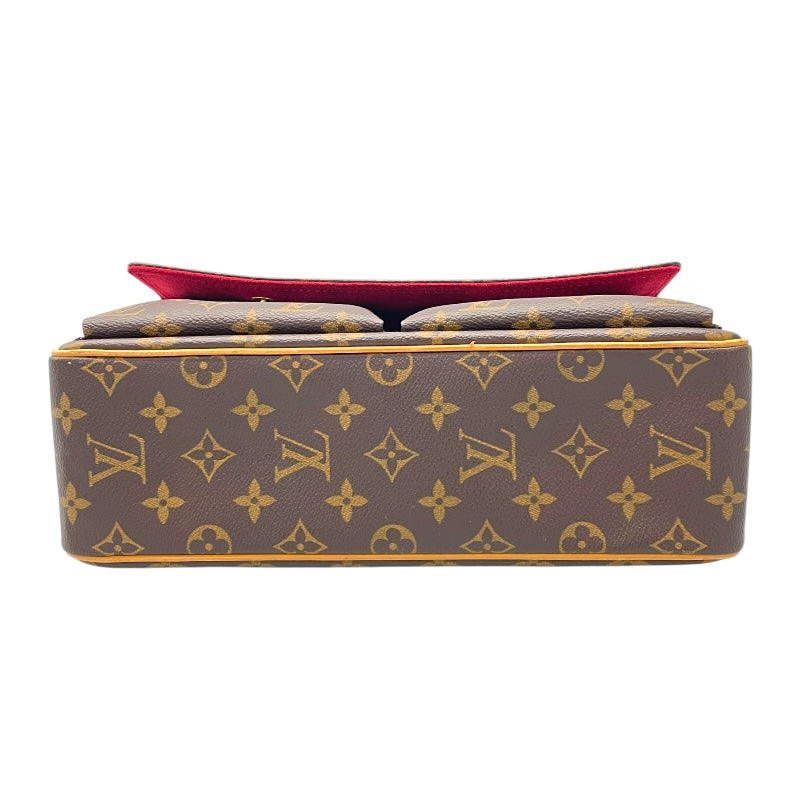 ルイ・ヴィトン LOUIS VUITTON ヴィバシテMM M51164 ブラウン モノグラムキャンバス レディース ショルダーバッグ