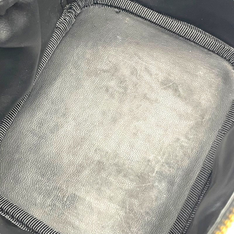 シャネル CHANEL ココマーク バニティバッグ A01998 ブラック キャビアスキン レディース ハンドバッグ