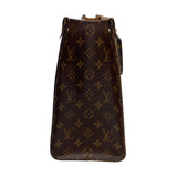 ルイ・ヴィトン LOUIS VUITTON オンザゴーMM M45321 ブラウン モノグラム・ジャイアントリバース レディース トートバッグ