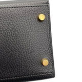 エルメス HERMES ケリー28 外縫い □A刻 ブラック×ゴールド金具 アルデンヌ レディース ハンドバッグ