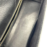 エルメス HERMES ケリー28 外縫い □A刻 ブラック×ゴールド金具 アルデンヌ レディース ハンドバッグ