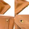 エルメス HERMES バーキン40 □C刻印 ゴールド GD金具 トゴ ユニセックス ハンドバッグ
