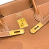 エルメス HERMES バーキン40 □C刻印 ゴールド GD金具 トゴ ユニセックス ハンドバッグ