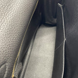 エルメス HERMES ケリー28 内縫い X刻印 ブラック/GD金具 トリヨン レディース ハンドバッグ