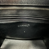 シャネル CHANEL 復刻トート A01804 ブラック シルバ-金具 キャビアスキン レディース トートバッグ