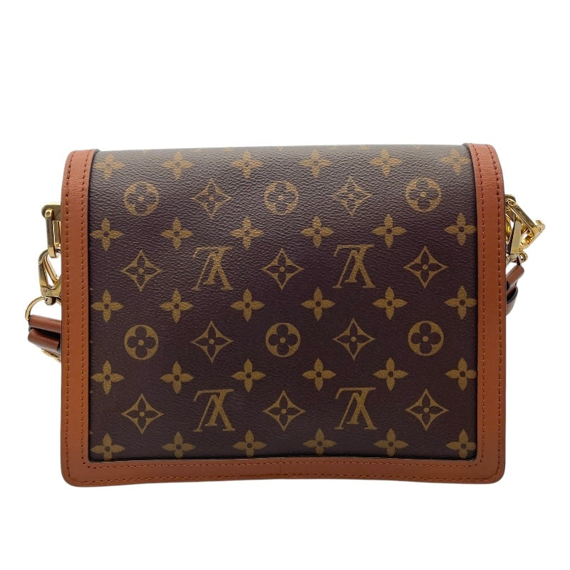 ルイ・ヴィトン LOUIS VUITTON ドーフィーヌMM M45958 ブラウン モノグラムリバース レディース ショルダーバッグ