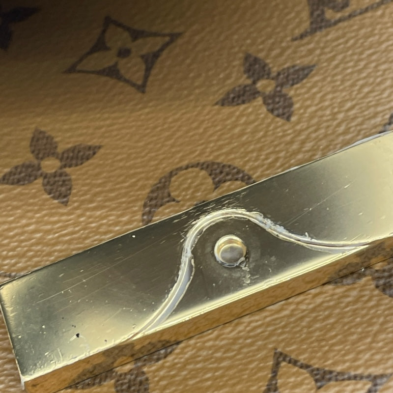 ルイ・ヴィトン LOUIS VUITTON ドーフィーヌMM M45958 ブラウン モノグラムリバース レディース ショルダーバッグ