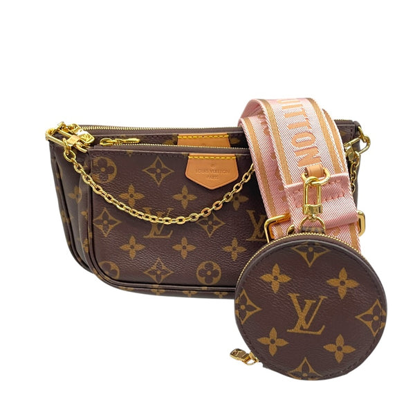 ルイ・ヴィトン LOUIS VUITTON ミュルティ・ポシェット・アクセソワール M44840 ブラウン モノグラムキャンバス レディース ショルダーバッグ