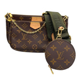 ルイ・ヴィトン LOUIS VUITTON ミュルティ・ポシェット・アクセソワール M44813 ブラウン　ゴールド金具 モノグラムキャンバス レディース ショルダーバッグ