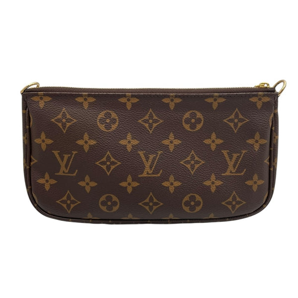 ルイ・ヴィトン LOUIS VUITTON ミュルティ・ポシェット・アクセソワール M44813 ブラウン　ゴールド金具 モノグラムキャンバス レディース ショルダーバッグ
