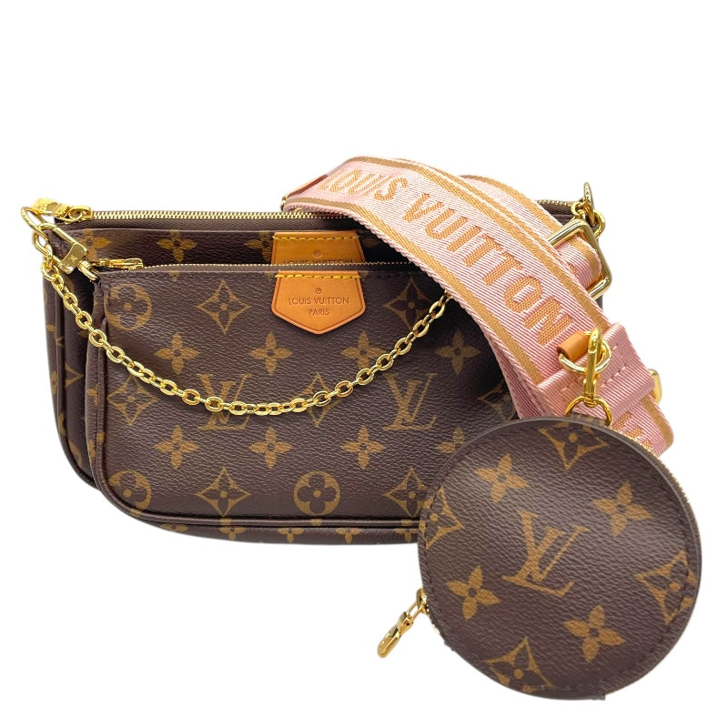 ルイ・ヴィトン LOUIS VUITTON ミュルティ・ポシェット・アクセソワール M44840 ブラウン モノグラム レディース ショルダーバッグ