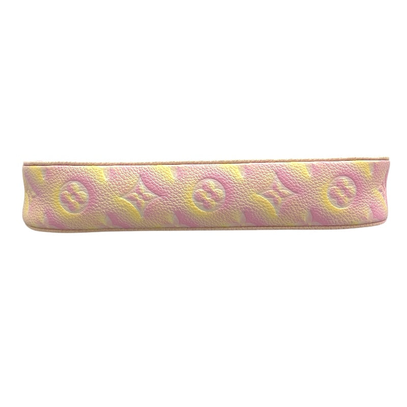 ルイ・ヴィトン LOUIS VUITTON ミュルティ・ポシェット・アクセソワール M46093 ピンク モノグラム・アンプラント レディース ショルダーバッグ