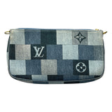 ルイ・ヴィトン LOUIS VUITTON ミュルティ・ポシェット・アクセソワ―ル M44990 ブルー モノグラム・デニム レディース ショルダーバッグ