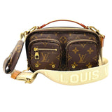 ルイ・ヴィトン LOUIS VUITTON ユーティリティクロスボディ M80446 ブラウン モノグラムキャンバス レディース ショルダーバッグ