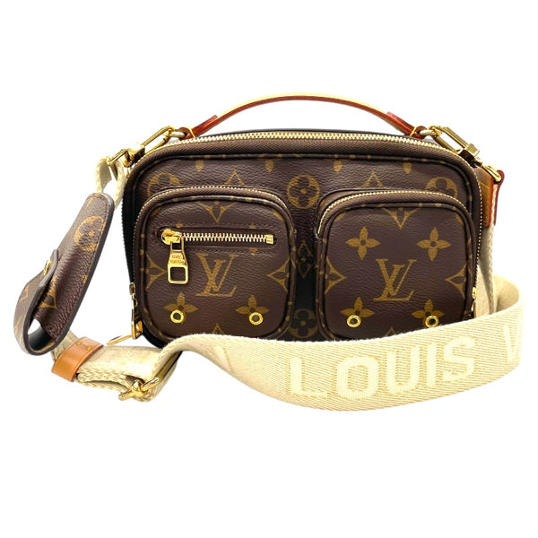 ルイ・ヴィトン LOUIS VUITTON ユーティリティクロスボディ M80446 ブラウン モノグラムキャンバス レディース ショルダーバッグ