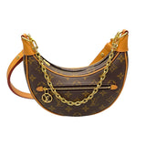 ルイ・ヴィトン LOUIS VUITTON ループ M81098 ブラウン モノグラムキャンバス レディース ショルダーバッグ