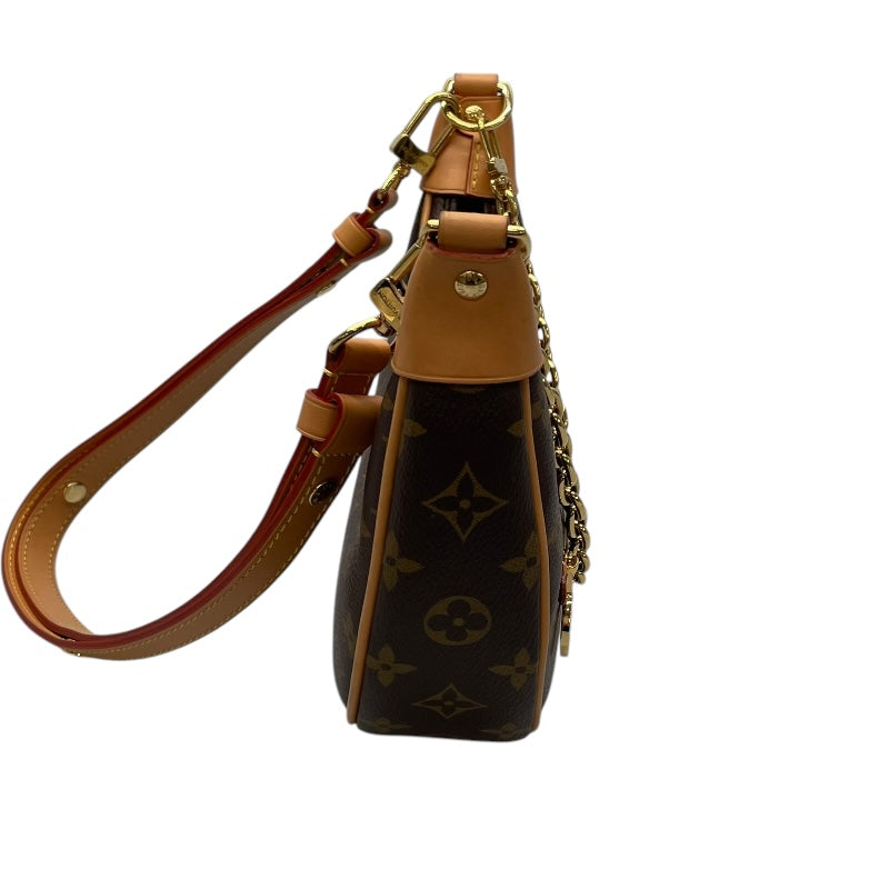 ルイ・ヴィトン LOUIS VUITTON ループ M81098 ブラウン モノグラムキャンバス レディース ショルダーバッグ