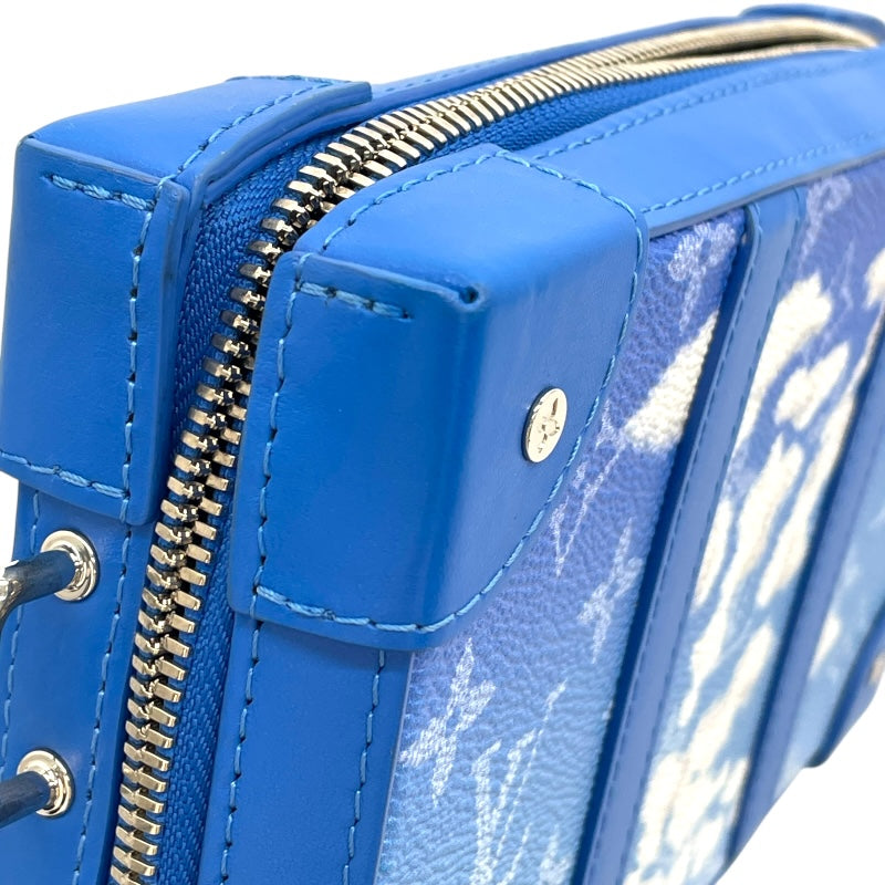 ルイ・ヴィトン LOUIS VUITTON ソフトトランク M45432 ブルー モノグラム・クラウズ ユニセックス ショルダーバッグ