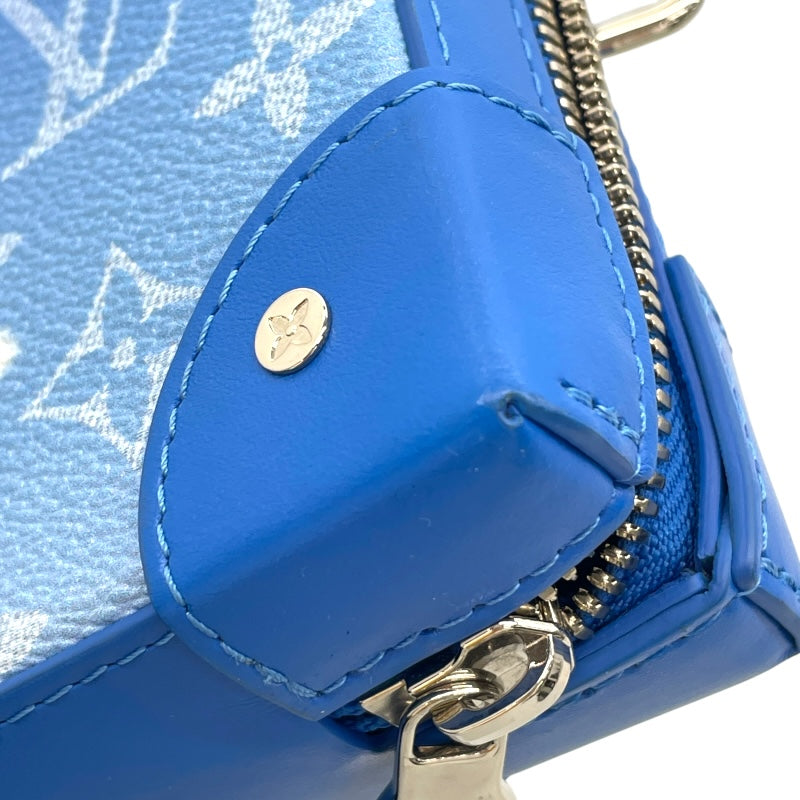 ルイ・ヴィトン LOUIS VUITTON ソフトトランク M45432 ブルー モノグラム・クラウズ ユニセックス ショルダーバッグ