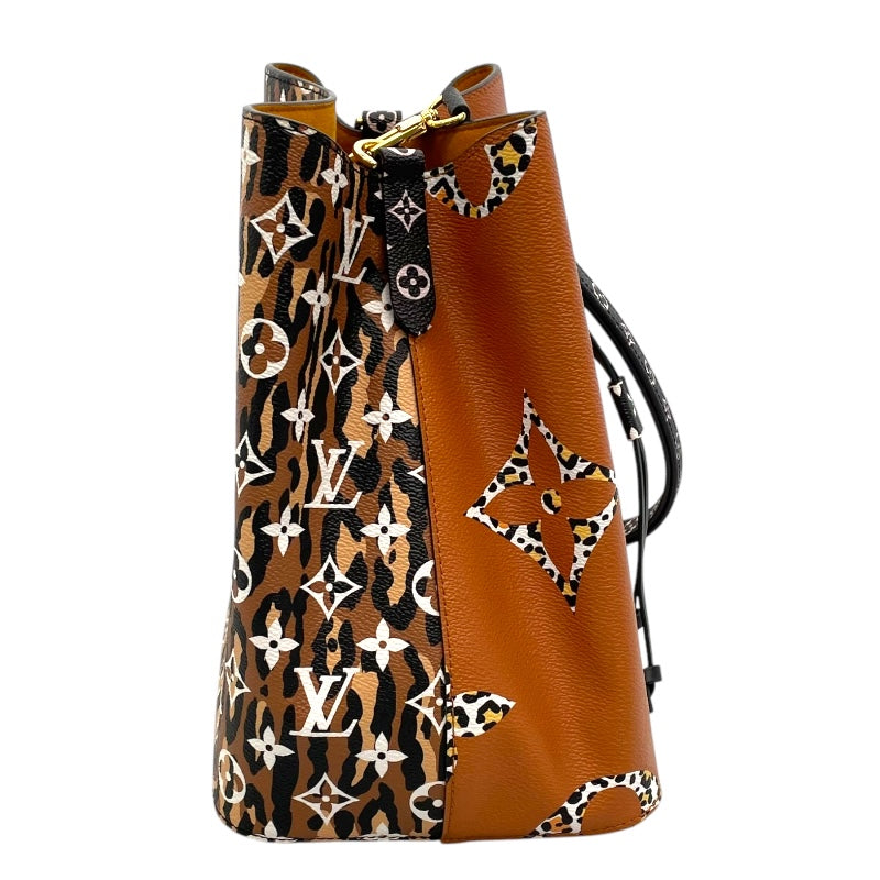 ルイ・ヴィトン LOUIS VUITTON ネオノエ M44717 ブラウン モノグラム・ジャングル レディース ショルダーバッグ