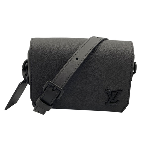 ルイ・ヴィトン LOUIS VUITTON ファストラインウェアラブル ウォレット M82085 ブラック 牛革 ユニセックス ショルダーバッグ