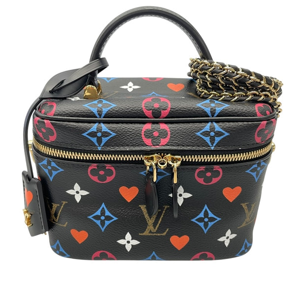 ルイ・ヴィトン LOUIS VUITTON ヴァニティ PM M57482 ブラック モノグラム レディース ショルダーバッグ
