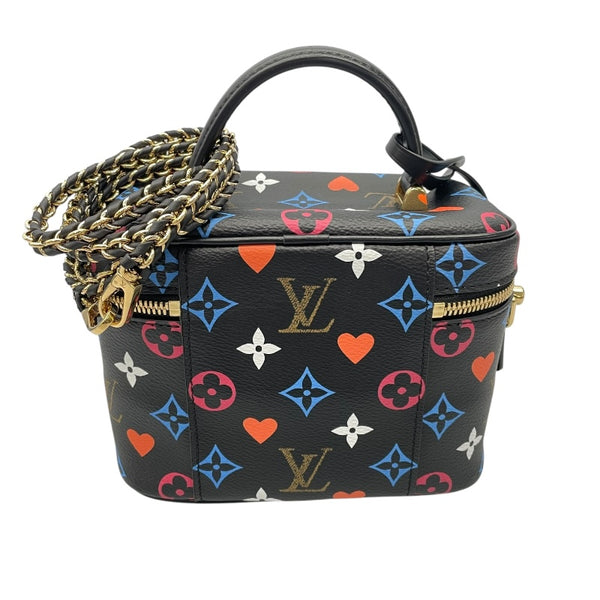 ルイ・ヴィトン LOUIS VUITTON ヴァニティ PM M57482 ブラック モノグラム レディース ショルダーバッグ