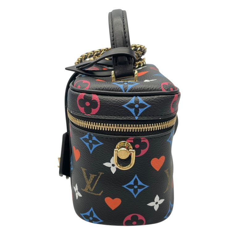 ルイ・ヴィトン LOUIS VUITTON ヴァニティ PM M57482 ブラック モノグラム レディース ショルダーバッグ