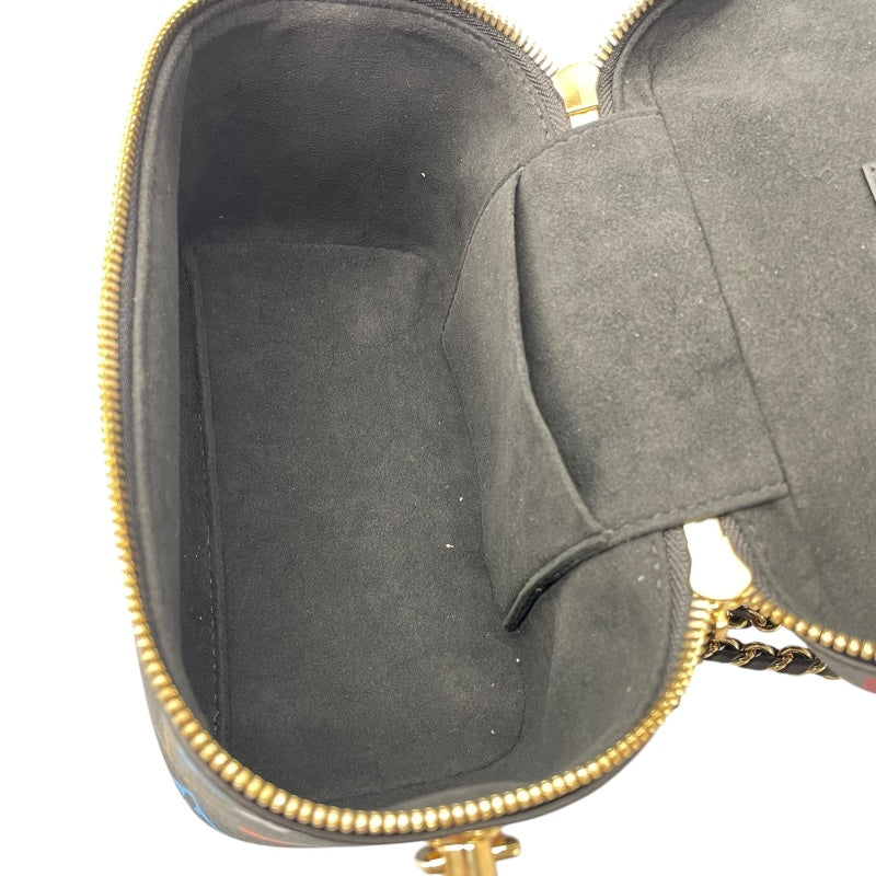 ルイ・ヴィトン LOUIS VUITTON ヴァニティ PM M57482 ブラック モノグラム レディース ショルダーバッグ