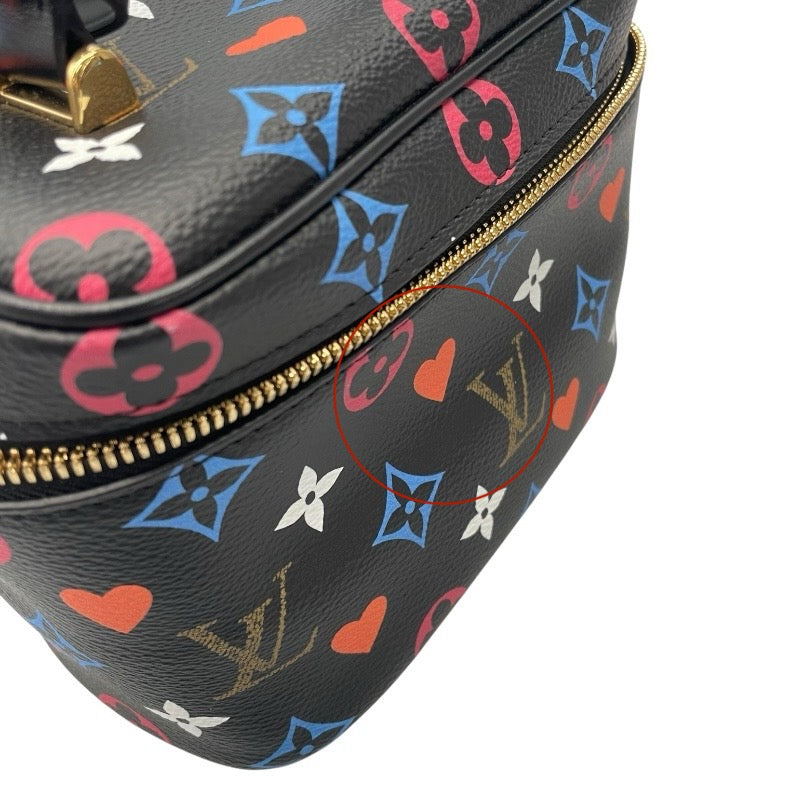 ルイ・ヴィトン LOUIS VUITTON ヴァニティ PM M57482 ブラック モノグラム レディース ショルダーバッグ