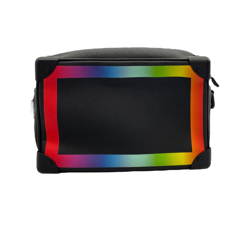 ルイ・ヴィトン LOUIS VUITTON ミニ ソフトトランク M30351 ブラック×レインボー タイガ ユニセックス ショルダーバッグ