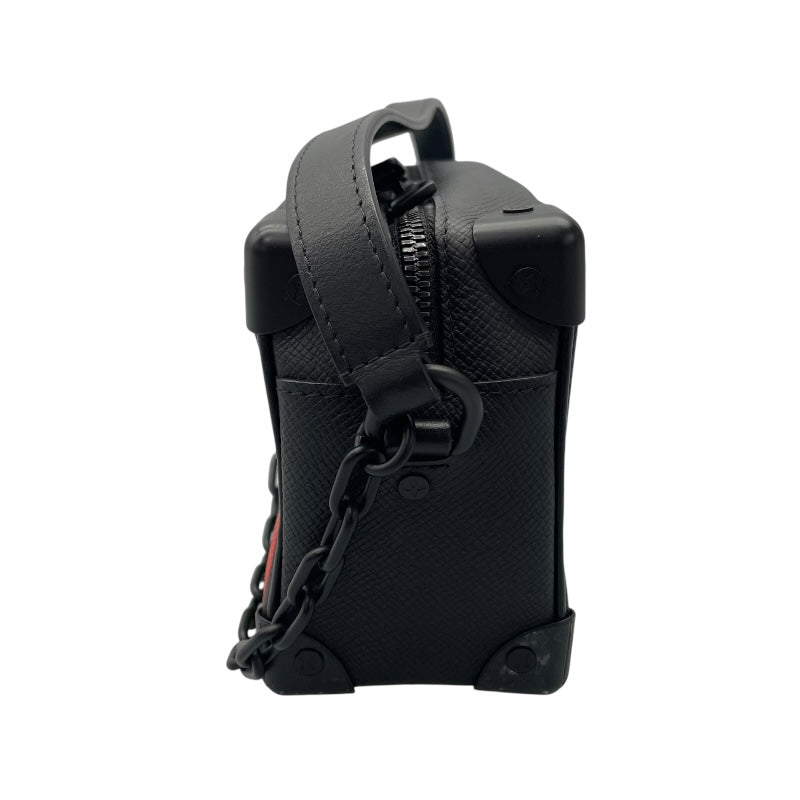 ルイ・ヴィトン LOUIS VUITTON ミニソフトトランク M30351 ブラック×レインボー タイガ レディース ショルダーバッグ