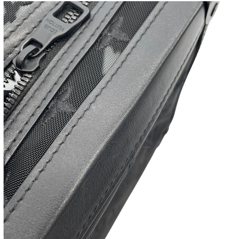 ルイ・ヴィトン LOUIS VUITTON ソフトトランク M53964 ブラック モノグラム・メッシュ レディース ショルダーバッグ